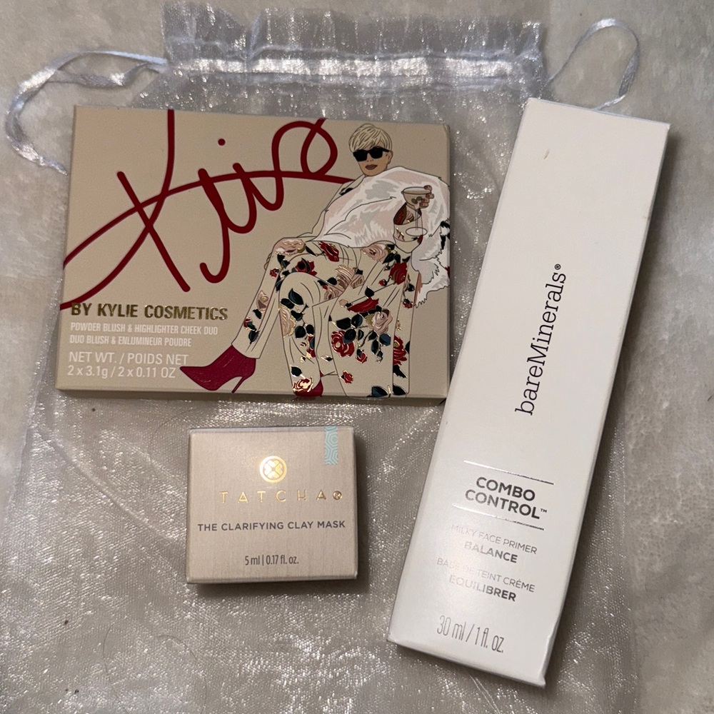 3 Piece Beauty Bundle- Bare Minerals Kylie Cosmetics Tatcha